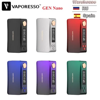 

Original Vaporesso GEN NANO 80W TC Mod 2000mAh Built in Battery & Remarkable AXON Chip E-Cigarette Vape Box Mod VS LUXE S/Drag X