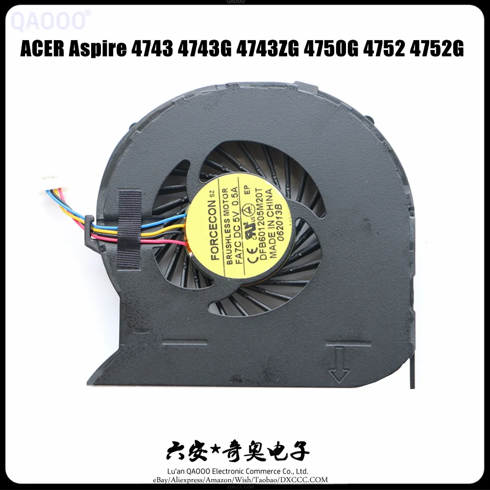 New Cpu Fan For Acer Aspire 4743 4743G 4750 4750G 4752 4752G 4755 4755G CPU Cooling DFB601205M20T FA7C DC5V 0.5A | Компьютеры и офис