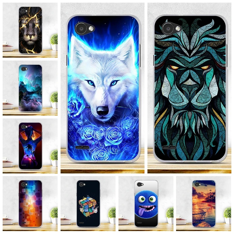 

Phone Case For Coque LG Q6 a alpha Q6a Q 6 M700 Case Capa TPU Soft Silicone Back Cover For Fundas LG Q6 5.5 inch Pattern Cover