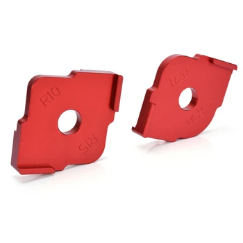 

Radius Template Quick Jig Router Bit Corner Workshop Tool Parts R10 R15