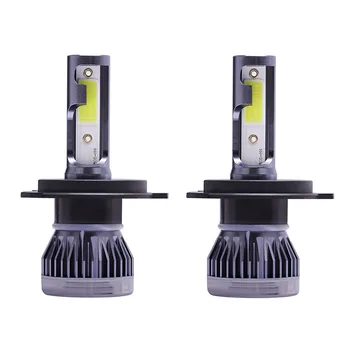 

2Pcs Mini 1400W LED Headlight Bulbs Conversion Kit FOG Driving Light Hi-Low Lamps DRL 6000K White-Plug and Play(H4 9003 HB2)