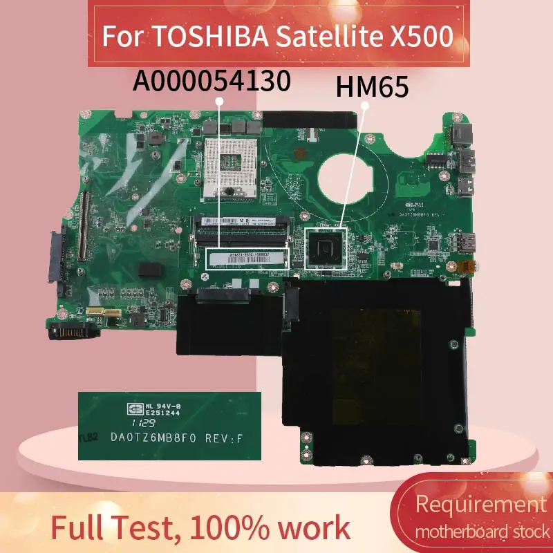 Da0tz6mb8f0 Laptop Motherboard For Toshiba Qosmio X500 X505 P500 P505 ...
