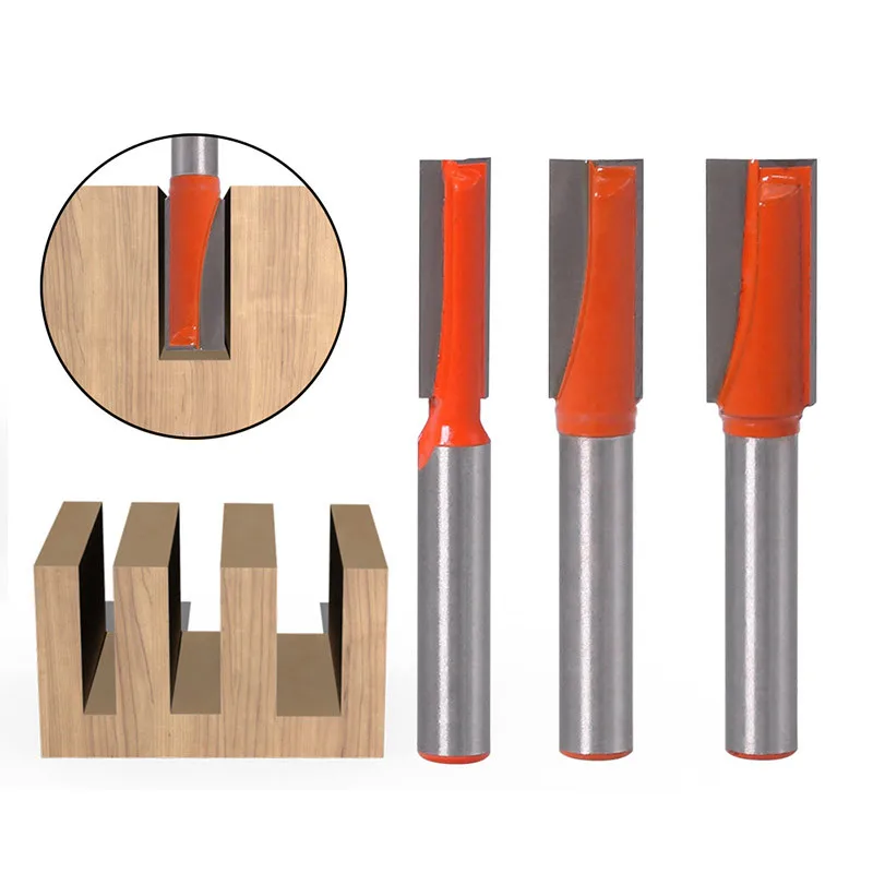 1/4 Shank Cleaning bottom Engraving Router Bit Milling Cutter Woodwork Woodworking Tools CNC Cutters Endmill for Wood | Инструменты