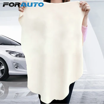 

FORAUTO Car Wash Towel Washing Suede Car Cleaning Cloth 5 Size Absorbent Quick Dry Towel Natural Chamois Leather Genuine Leather
