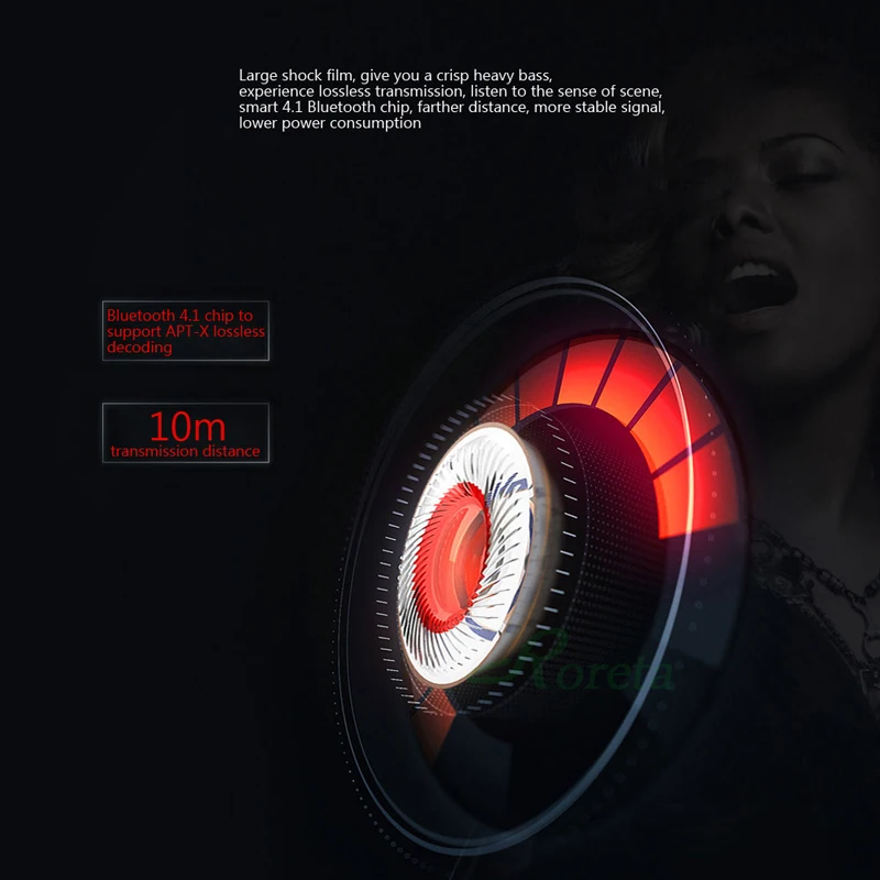 Беспроводные Bluetooth наушники Roreta K98 Спортивная гарнитура для бега стереонаушники