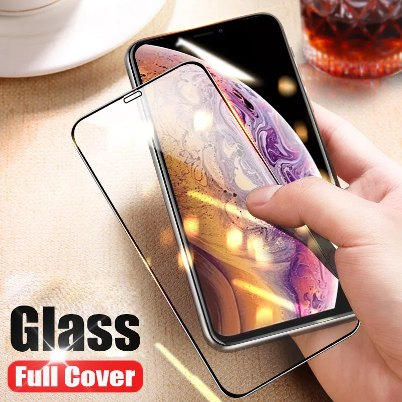 

30D Screen Protector On The For IPhone X XS Max XR Tempered Glass Protective For iphone xs xr xs max X Full Cover Curved Glass