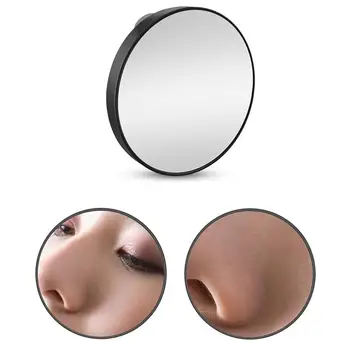 

2PCS 10X Magnifying Glass Mirror Suction Cups Round Wall Mounted Pocket Mirror Magnification Makeup Tool Makeup Mirror