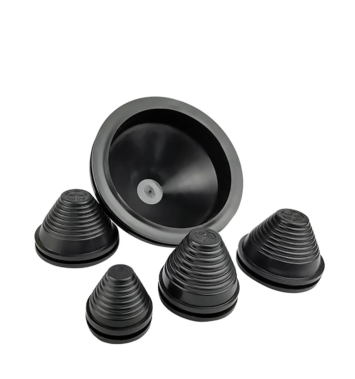 Description Picture 4 of item1/2pcs Black Tapered Rubber Wiring Grommets Gasket Electric Box Cable Protector Dust Plug 12/25/30/35/40/50/60/70/80/90-130mm