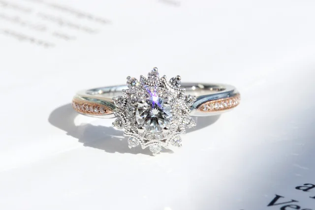 Affordable and stunning Natural 2 Carats Diamond Jewelry 925 Sterling Silver Rings for Women.