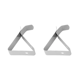 

2pcs Stainless Steel Thermometer Holder Probe Clip Kitchen Tool for Fryer Coffee Pot (Type 3)