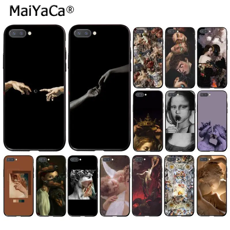 

MaiYaCa Vintage Plaster Statue David aesthetic Art Phone Case for Huawei Honor 8X 9 10 20 Lite Honor 7A 7C Honor10i View20