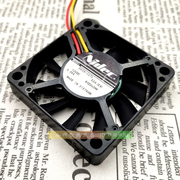 D05X-12TL 12V 0.60A 5010 5 см защиты электродвигателя Вентилятор охлаждения