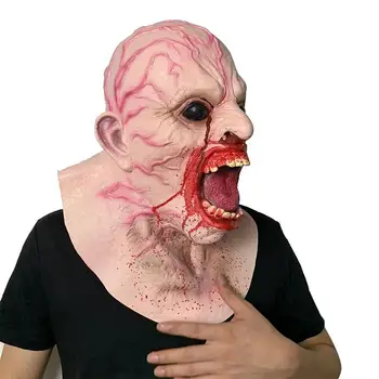 

1Pc Horror Mask Halloween Party Mask Halloween Mask Scary Mask Horror Devil Maks For Masquerade Party Full Cover Mask
