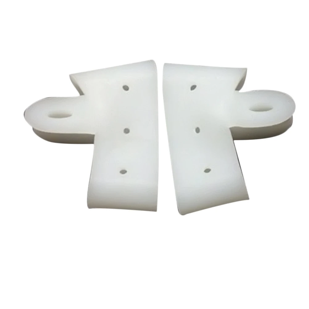 

2pcs/lot White Silicone Toe Hallux Valgus Separators Straighteners Bunion Relief For Foot Care Tools