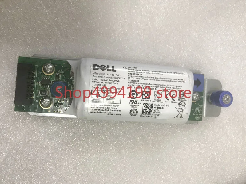 Аккумулятор Raid для контроллера MD3200 MD3200i MD3220i 6 4 В 1100 мАч BAT 2S1P-2 0D668J | Мобильные