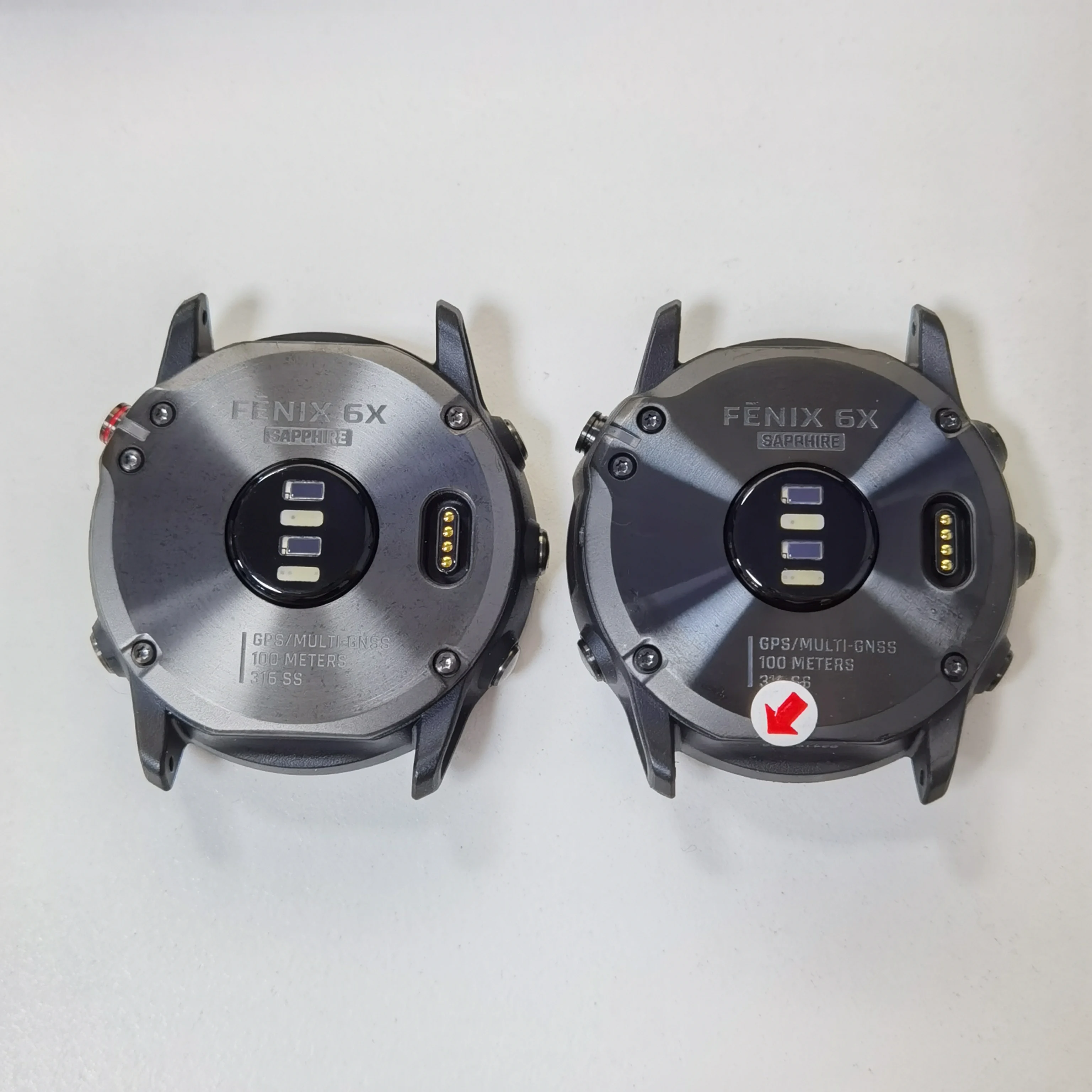 For Garmin Fenix 6x Pro Sapphire Back Case Replacement Parts Fenix 6x