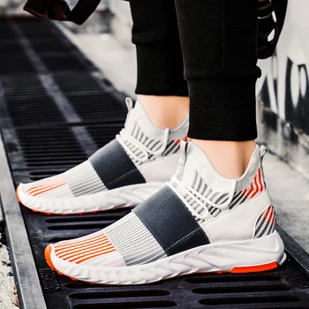 

shoe for sneaker Men slip hombre zapatos man causal male breathable shoes mesh hightop casuales Mens mens para informales mens