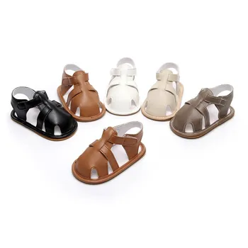 

Baby Boy Sandals PU Baby Shoes Fashion PU Breathable Sandals for Girls Baby Girl Shoes Beach Sandals