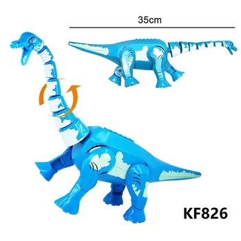 

Blue Dinosaur Building Blocks X-Tyrannosaurus Rex Green Treasures Baryonychus Carnotaurus Figures For Children Toys KF826