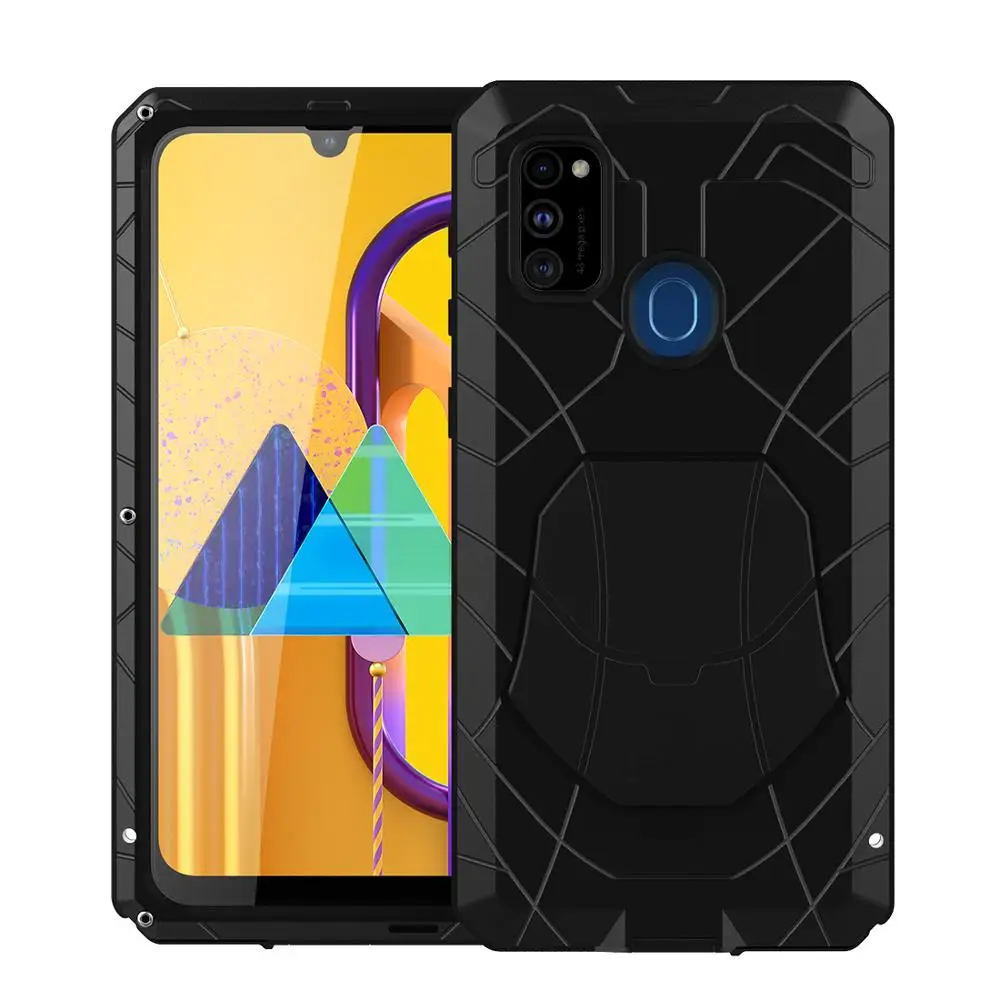 Чехол для телефона Samsung Galaxy M30s прочный алюминиевый металлический защитный экран