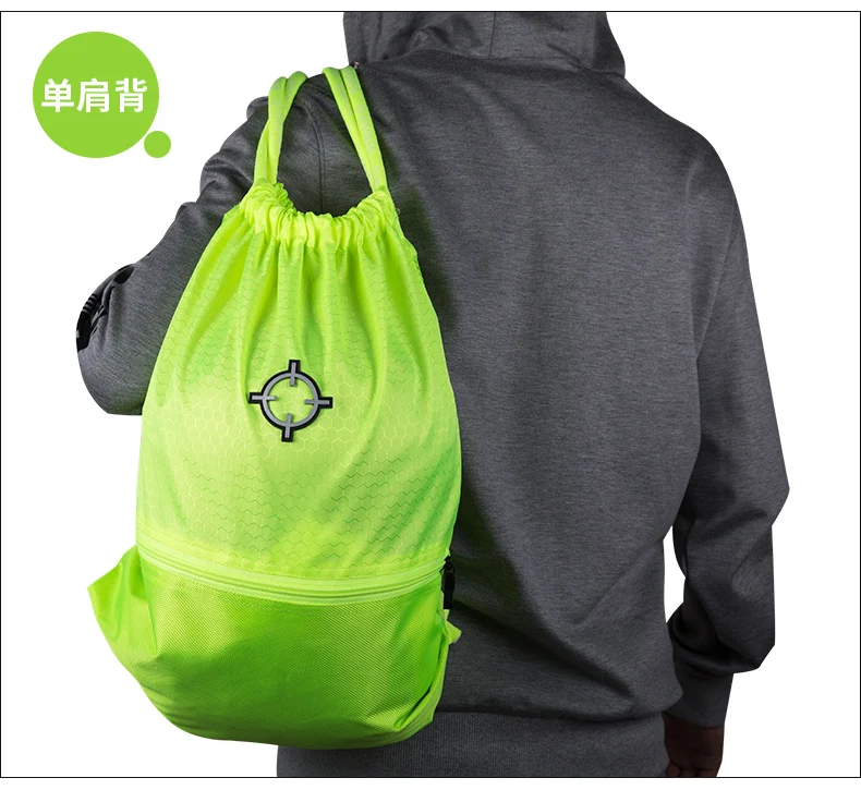 RIGORER Basketball Bag Backpack Waterproof Drawstring Top Drawstring Large-Volume Storgage Bag Training Sports Backpack Sports B