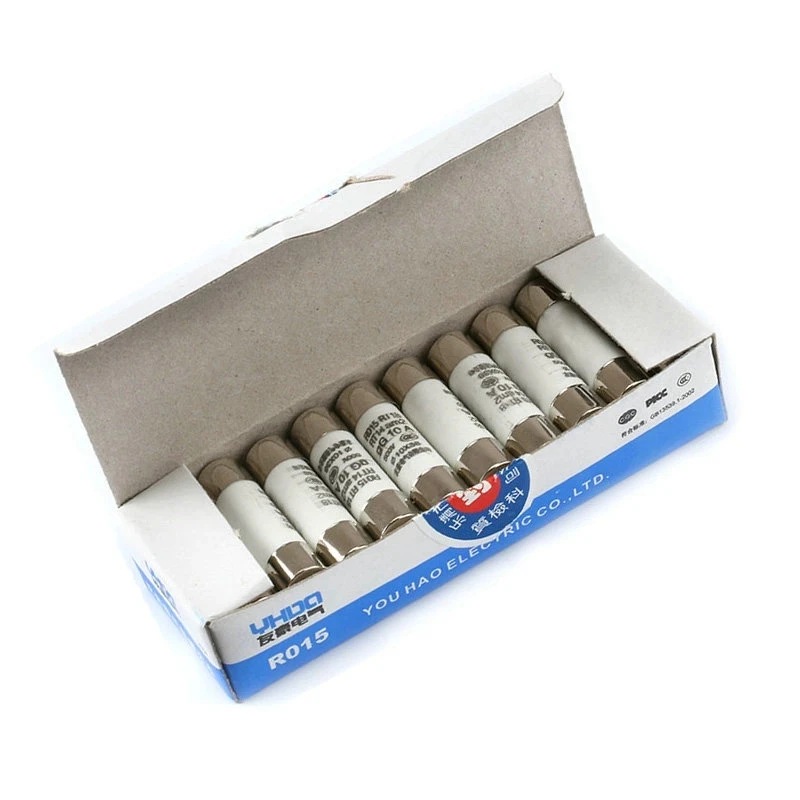 5Pcs 10*38 Fast Blow Ceramic Fuse 10x38mm 500V 0.5A-32A RO15 RT18 RT14