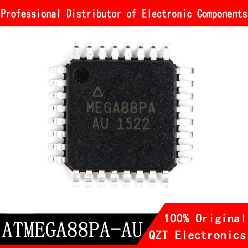 10pcs/lot new original ATMEGA88PA-AU TQFP ATMEGA88PV-10AU ATMEGA328P-AU ATTINY88-AU ATMEGA328PB-AU ATMEGA88V-10AU In Stock 1pcs atmega2560 16au atmega2560 16u tw tqfp 100 8 bit microprocessor 256k new original in stock ic