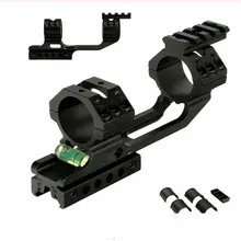 11 мм 3/" ласточкин хвост 20 мм Пикатинни Вивер кольца для прицела винтовки охоты 25,4 мм 30 мм офсетная напрвляющая для прицела пузырьковый уровень