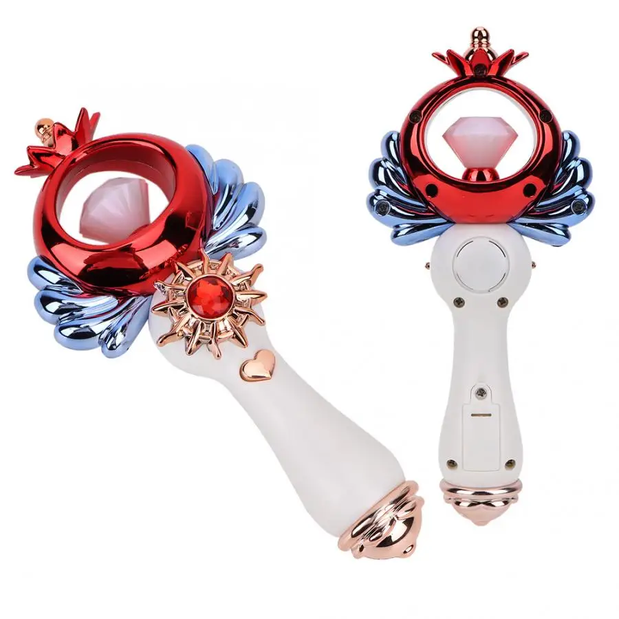 

Sweet Princess Wand Fairy Electric Magic Music Light Stick Flashing Kids Girl Toy Gift Novelty Kids Girls Fiber toys