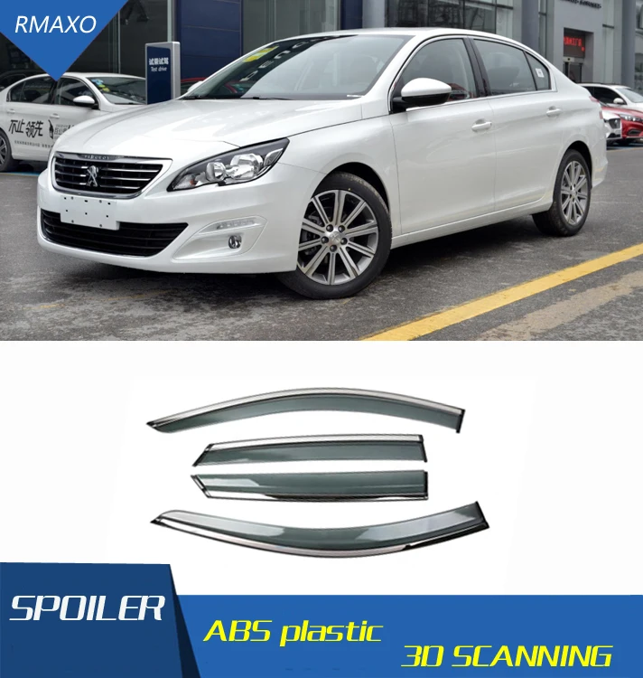 Для Peugeot 408 2018-2019 оконный козырек вентиляционные оттенки Защита от солнца дождя