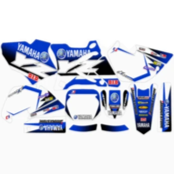 

New Full Graphics Decals Stickers Custom Number Name 3M Matte Stickers Waterproof For YAMAHA YZ85 2002-2014