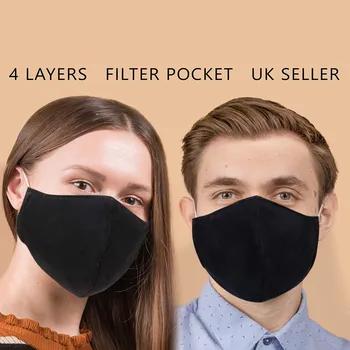 

PM2.5 Outdoor Unisex Washable Reuse Face Mask Windproof Dustproof Respirator Mouth Mask Protection Printing Face Mouth Mask
