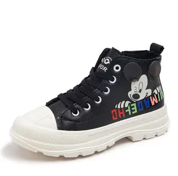 

Disney Autumn Kids Girls Boots Princess Martin Boots Fashion Mickey Child Shoe For Girl Baby Boots Shoes