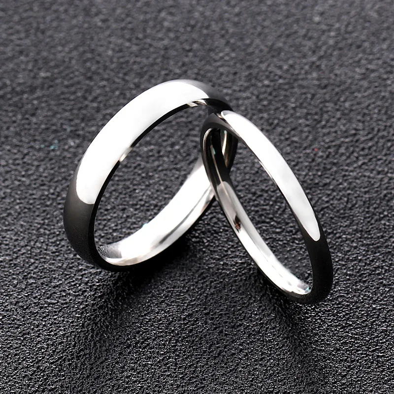 Классические 316 обручальные кольца из титановой нержавеющей стали серебряного цвета, кольца для мужчин и женщин, удобные, подходят для американских размеров 5-13, унисекс, Bijoux