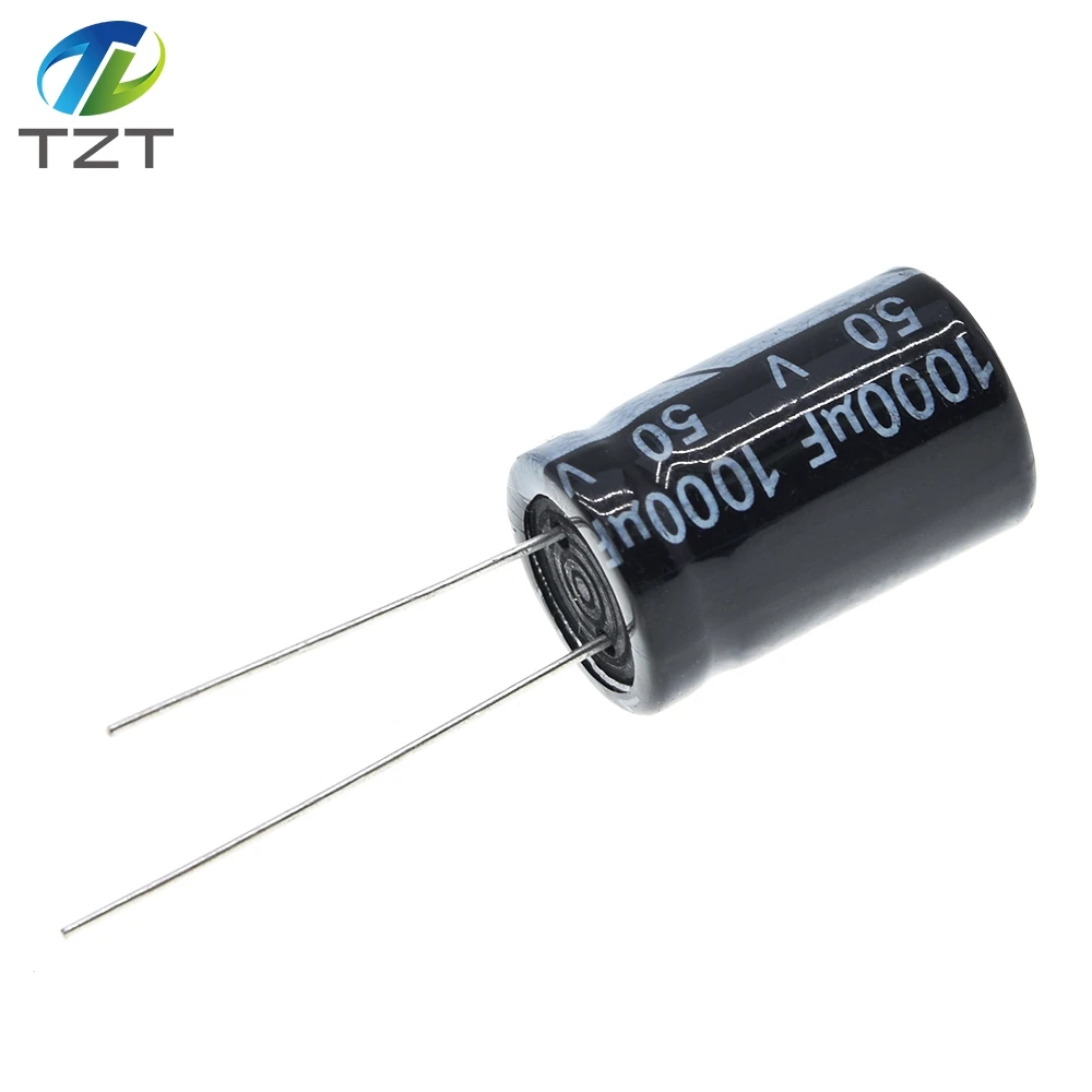 10pcs Aluminum electrolytic capacitor 1000uF 50V 13 * 20 mm frekuensi tinggi Radial Electrolytic kapasitor