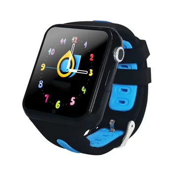 

HFES Kids Tracker Watch V5K Waterproof Clock Camera SOS Call Location Device Tracker Children's Wristwatches Black Blue