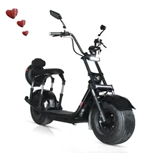 【 K1-039 】Electric Scooter Citycoco Deux Roues Scooter Électrique Grande Roue Scooter Électrique 60V Avec Siège Peut Travel80KM