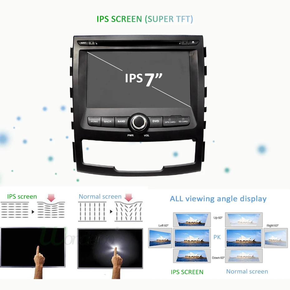 Excellent 4G 64G 8 CORE 2 Din Android 9.0 CAR dvd multimedia player GPS navigation audio For SSANGYONG KORANDO car radio sterero obd2 dvr 1