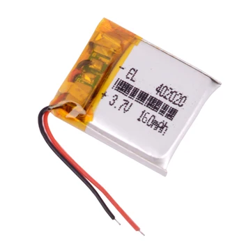 

3pcs/Lot 3.7V 160mAh Rechargeable li Polymer Li-ion Battery For bluetooth headset mouse Bracelet Wrist Watch 402020 042020