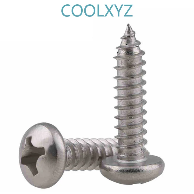 Винты CoolXYZ с нарезной головкой И Крестообразной длинные винты наконечником из
