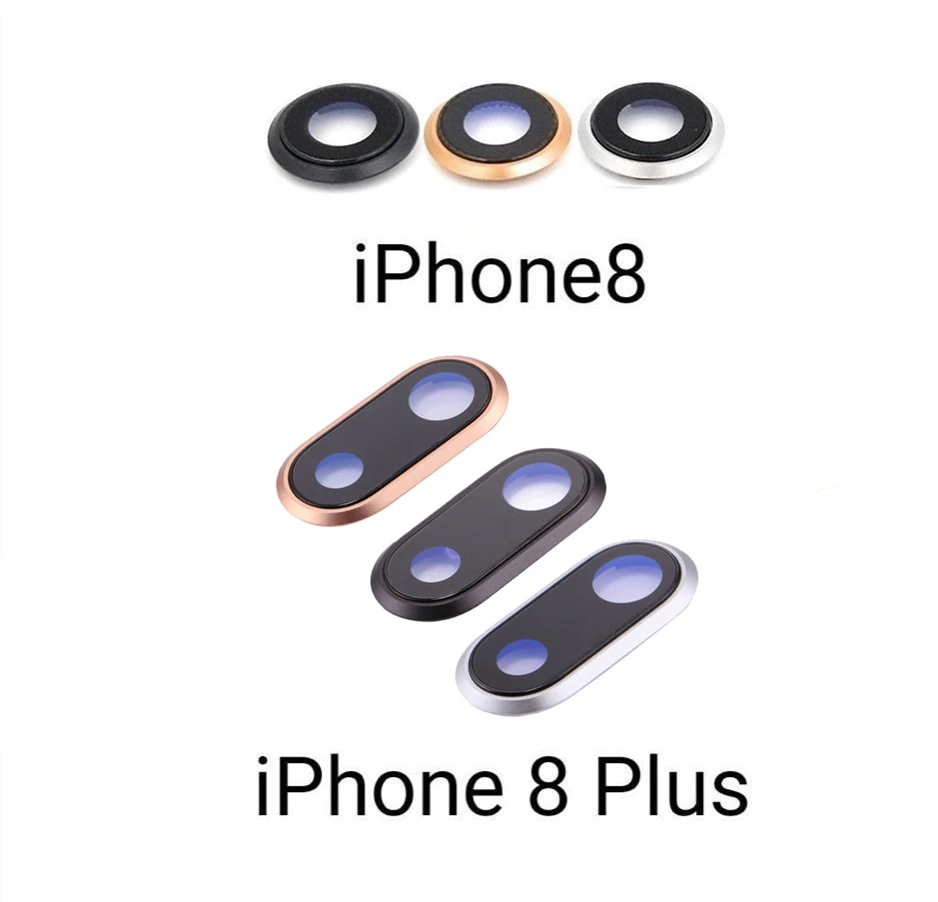 Для iPhone 8 4 7 'ɸ Plus Задняя Основная камера объектив стеклянная крышка кольцо