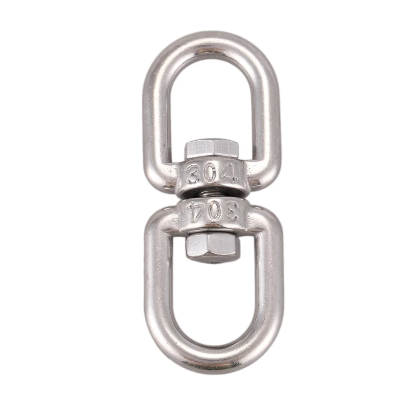 ABKT-Marine Mooring Stainless Steel 6mm 15/64" Eye to Eye Swivel Ring