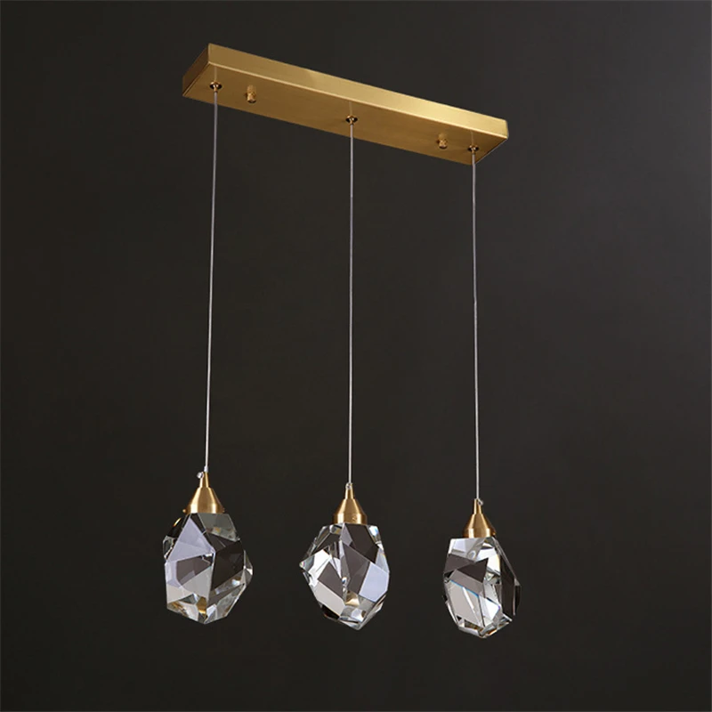 

Modern LED Crystal Pendant Lights Living Room Decoration Bedroom Nordic Led Crystal Ceiling Chandelier Home Decor Hanging Lamp