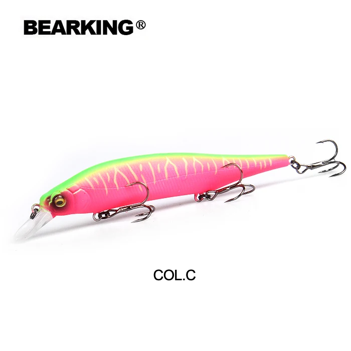 BEARKING 11,5 см 15 г Горячие рыболовные приманки, разные цвета, гольян кривошипная Вольфрамовая весовая система воблер модель кривошипная приманка - Цвет: C
