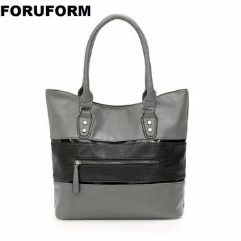

Women's Color collision High-capacity Handbag Messenger Bag Simple Casual Shoulder Bag For Women ZH-285