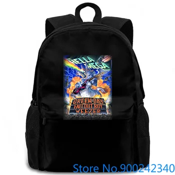 

The Hella Mega Tour 2020 Green Day Weezer Fall Out Boy Dates women men backpack laptop travel school adult student