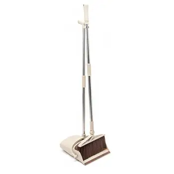

Rotatable Broom And Dustpan Foldable Set, Long Handle Dustpan, Extendable Set,Dust Pan And Broom Combo Artifact Standing U