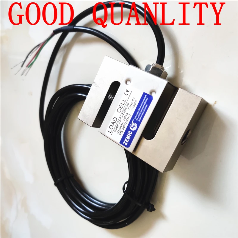 H3-C3-500KG-3B ZEMIC Weighing Sensor s-Type Tension Sensor Load Cells 50KG 100KG 200KG 500KG 150KG 300KG 750KG