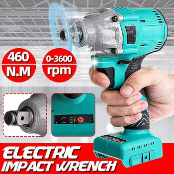 

460N.m 1/2'' 88VF Brushless Motor Cordless Electric Impact Wrench Torque Drill Multifunctional Electric Wrench Screwdriver Drill