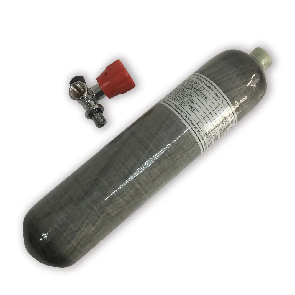 Охота использовать HPA 4500PSI Air Tank 2.0L 300Bar композитного углеродного волокна газовый баллон с воздушным клапаном от Acecare